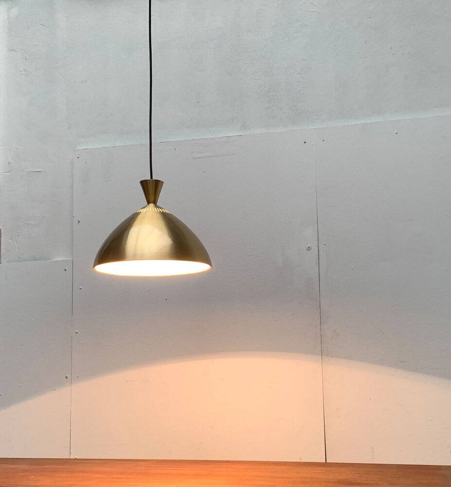 Danish mid-century diabolo pendant lamp by Lyfa, 1960s, set of 2