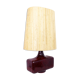 Beautiful ceramic table lamp and 60s straw