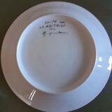 Plate edited by La Maîtrise GL signed