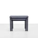 Minimalist set of slate side tables by Artimeta by Floris Fiedeldij