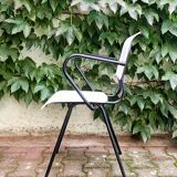 Tubular armchair by Jacques Hitier