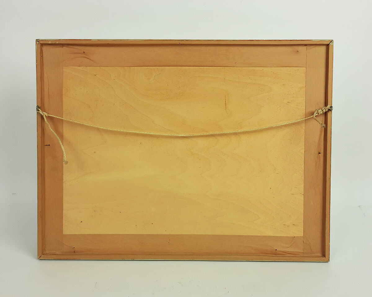 Pastel représentant un paysage au bord de l'eau par Gregory Davies