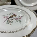 Set of 4 dessert plates Gien model Tokio diameter 18.5 cm
