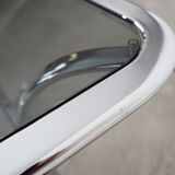 Table basse en verre, design danois, années 1970, production: Danemark