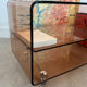 Hi-fi furniture in Plexiglas by Michel Dumas for Roche Bobois.