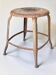 Industrial metal stool