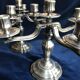 Pair of Saint Médard 5-light candlesticks