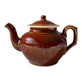 Brown retro teapot