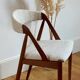 Mocha curl chair