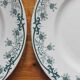 4 assiettes plates en terre de fer modèle "Blériot" Saint Amand et Hamage