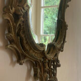 Gilded bronze mirror