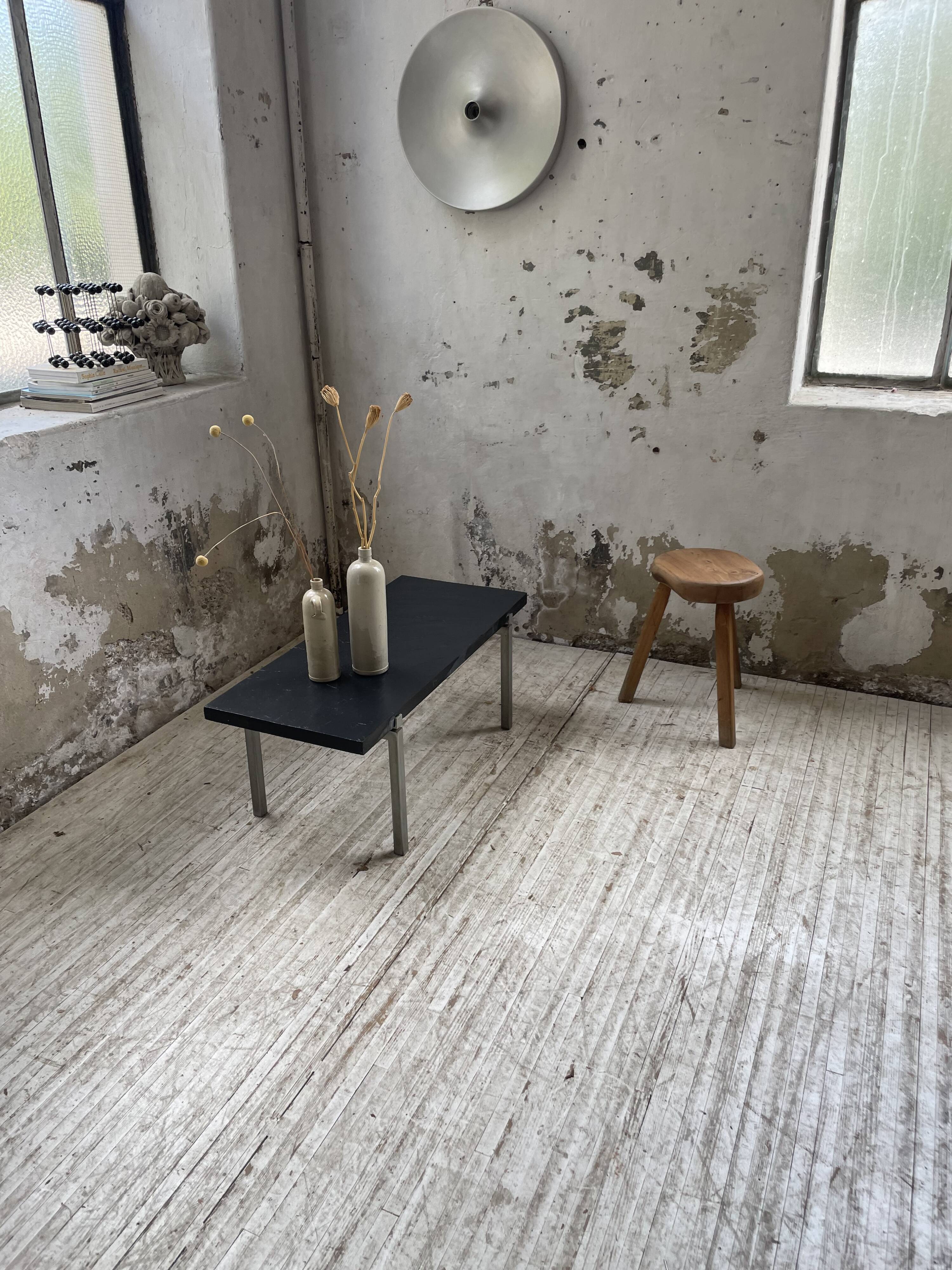 1950s slate coffee table