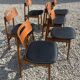 Set de 6 chaises scandinave en teck