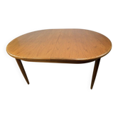 Table à manger ovale extensible en teck rétro vintage des années 60 G Plan Fresco