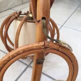 Wall lamp in rattan from the 50