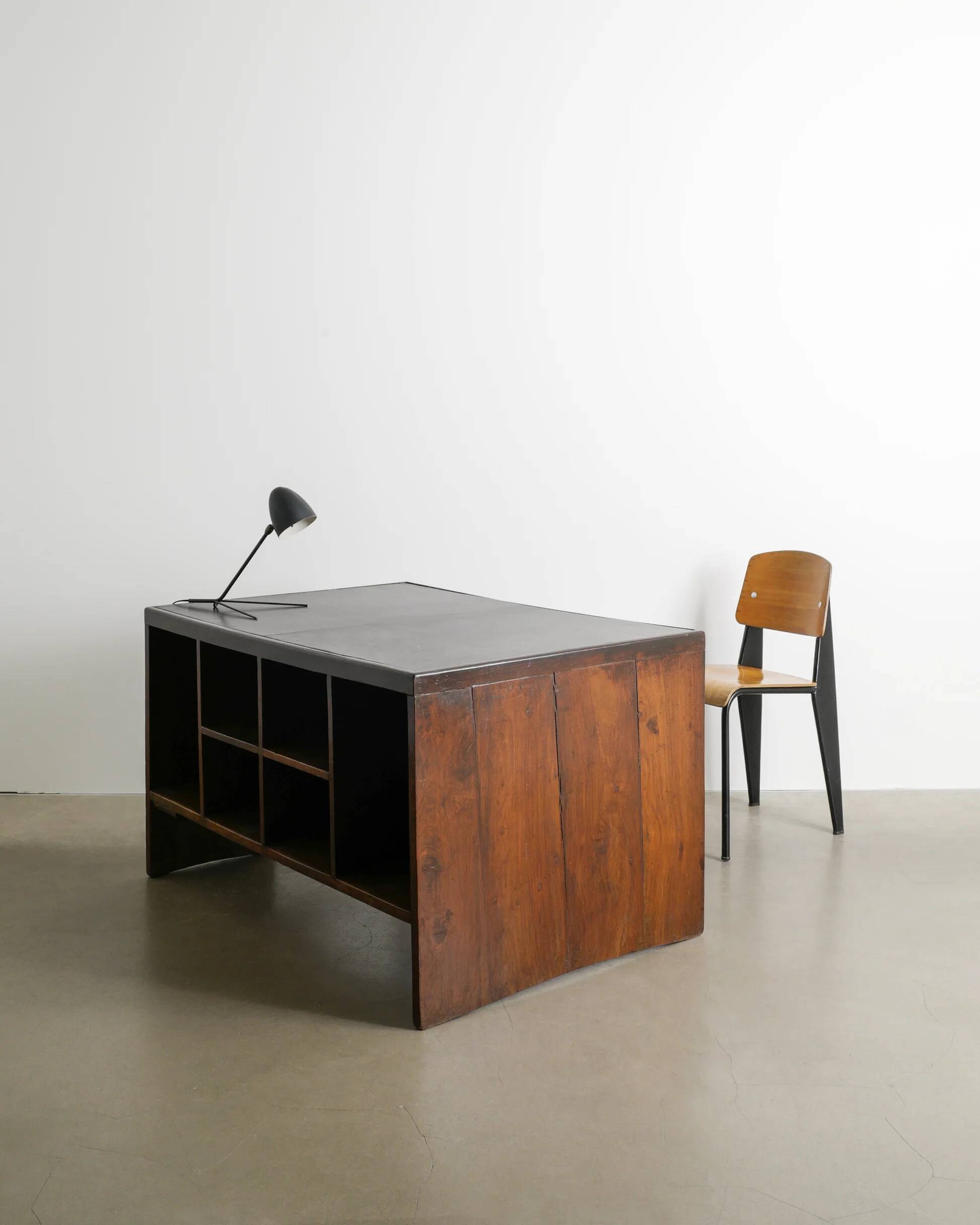 Vintage French Mid Century Jean Prouvé Metropole Standard Chair, 1950s