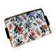 Plateau vintage fleurs métal doré
