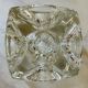 "Ice Cube" candle holders in solid glass attributed to Peill & Putzler - All