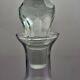 Crystal wine carafe from Fains – Original label, Original stopper