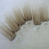Set of 6 vintage champagne flutes