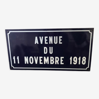 Plaque de rue