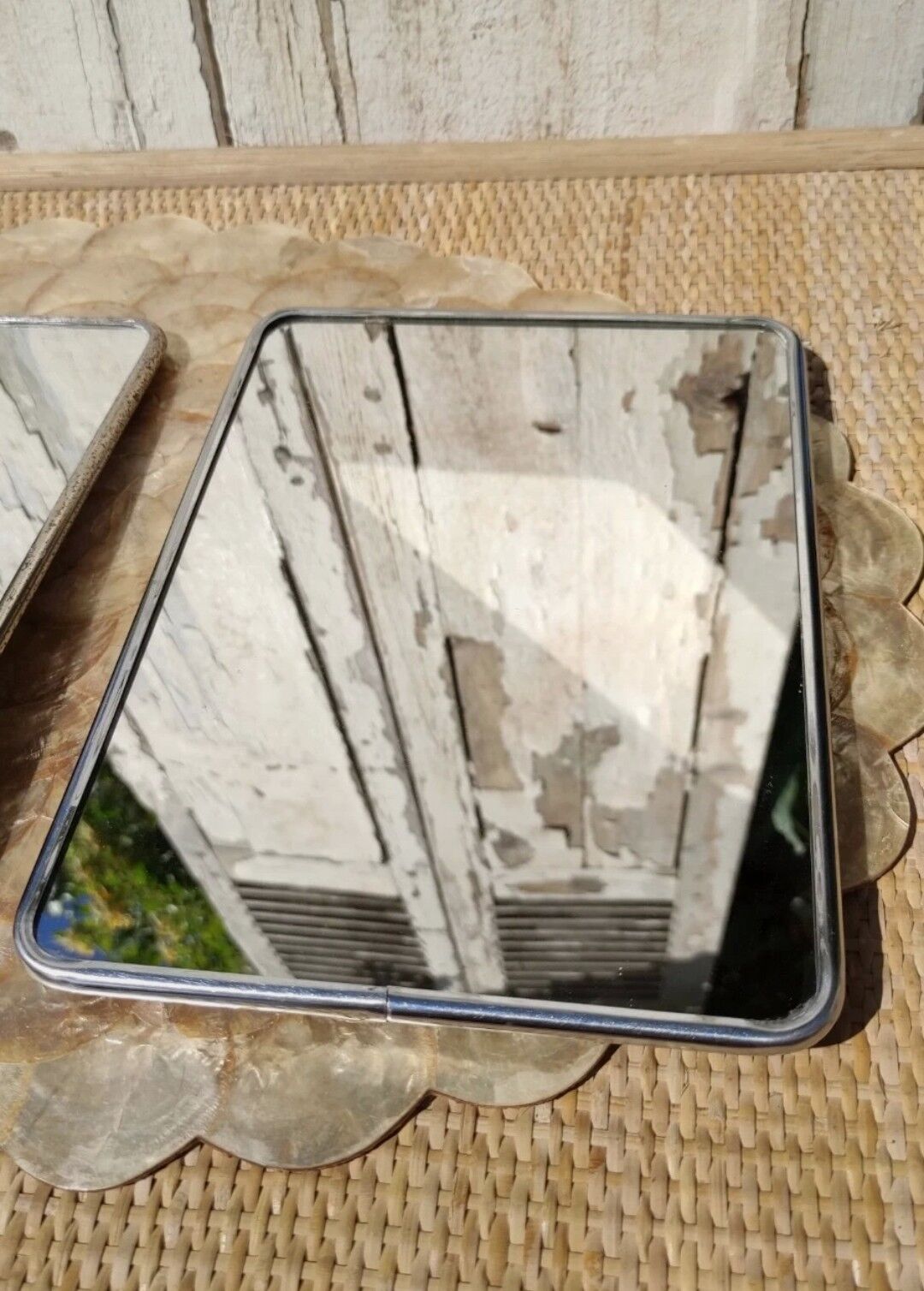 Miroir barbier vintage 29 x 22,5 cm