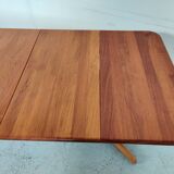 Table à manger avec rallonges en teck de Niels Möller, Dänemark années 60/70