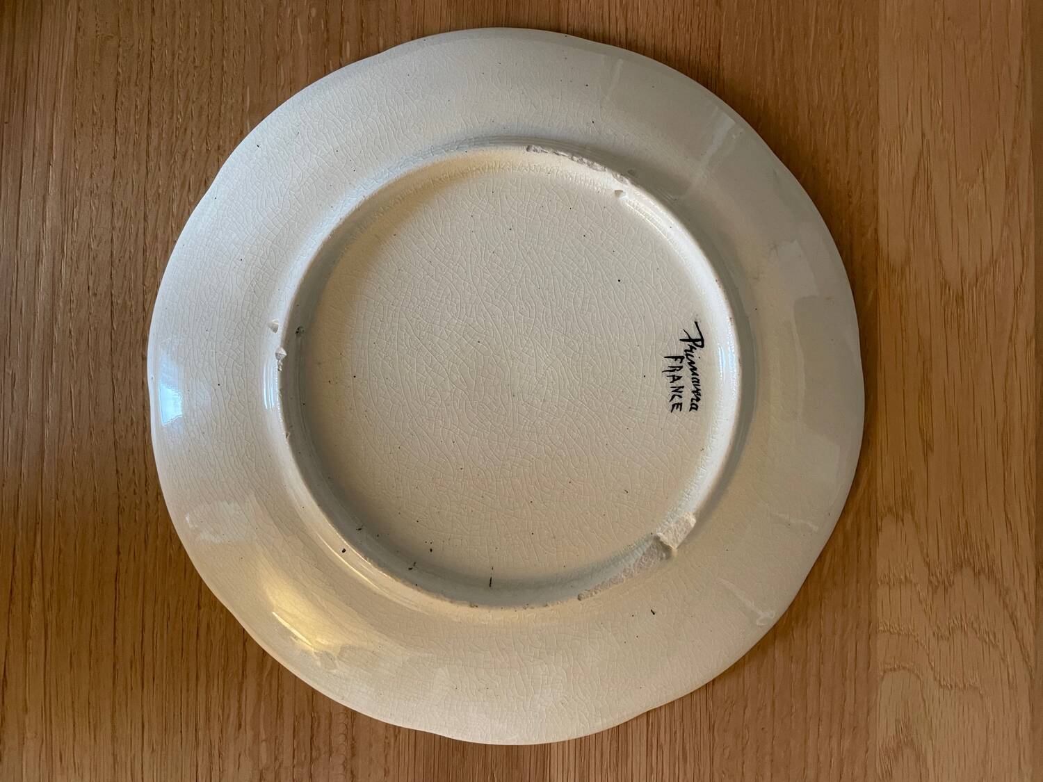 Set of 2 Primavera ceramic plates
