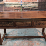 Table-bureau en châtaignier XIXeme