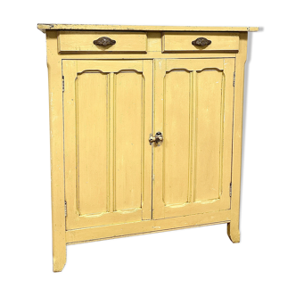 Yellow patinated parisian buffet