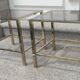 Pair side tables design sofa ends