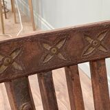 Pair of wooden chairs