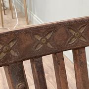 Pair of wooden chairs