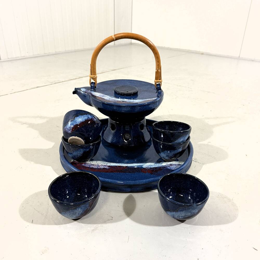 Pottery tea set Unica 1980’s