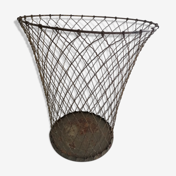 Brass wastepaper basket "Cricket"