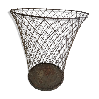 Brass wastepaper basket "Cricket"