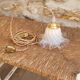 Lampe tulipe baladeuse blanche