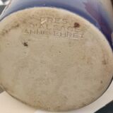 Bottle in Alsace sandstone signed Anne Ehret