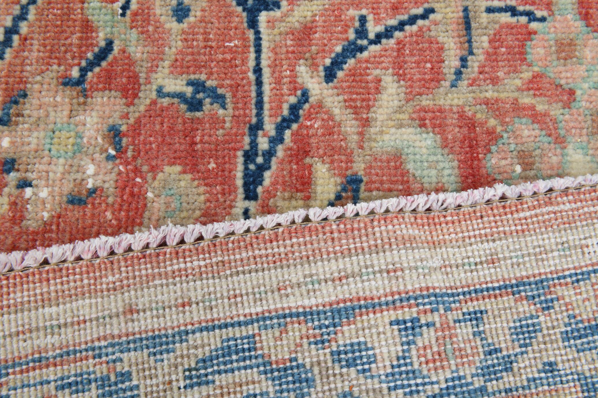 Classic Red & Blue Oversize Vintage Rug, 310x404Cm