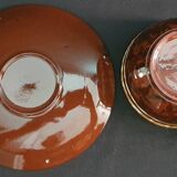 English earthenware cup in "Mary" style, Sarreguemines.