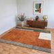 Handwoven traditional artisan rug 2/3 m