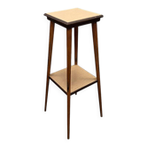 Table de plante vintage française avec queues de billard, années 1960