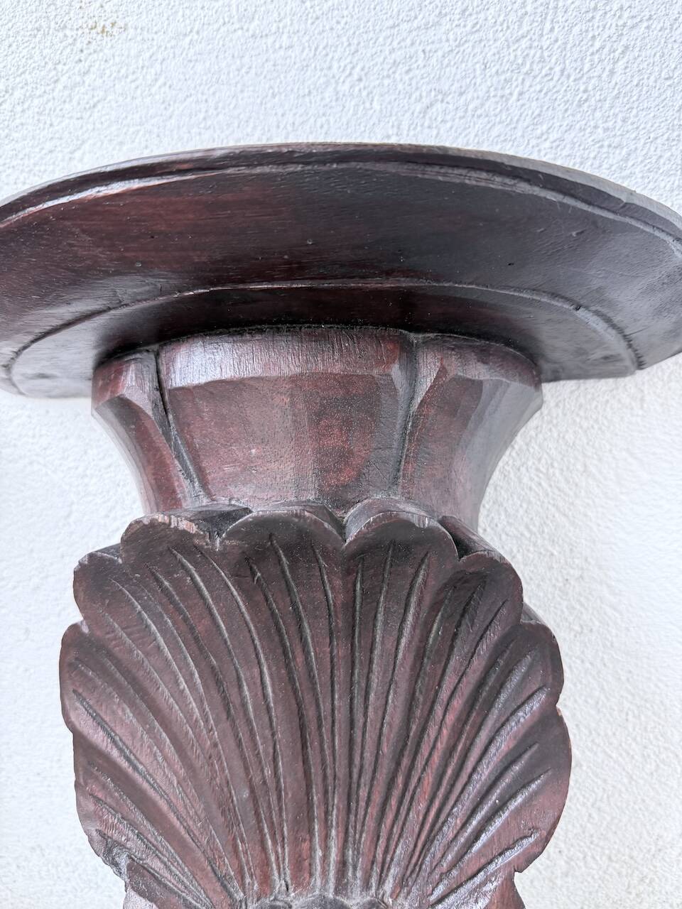 Pair of carved Italian wall consoles