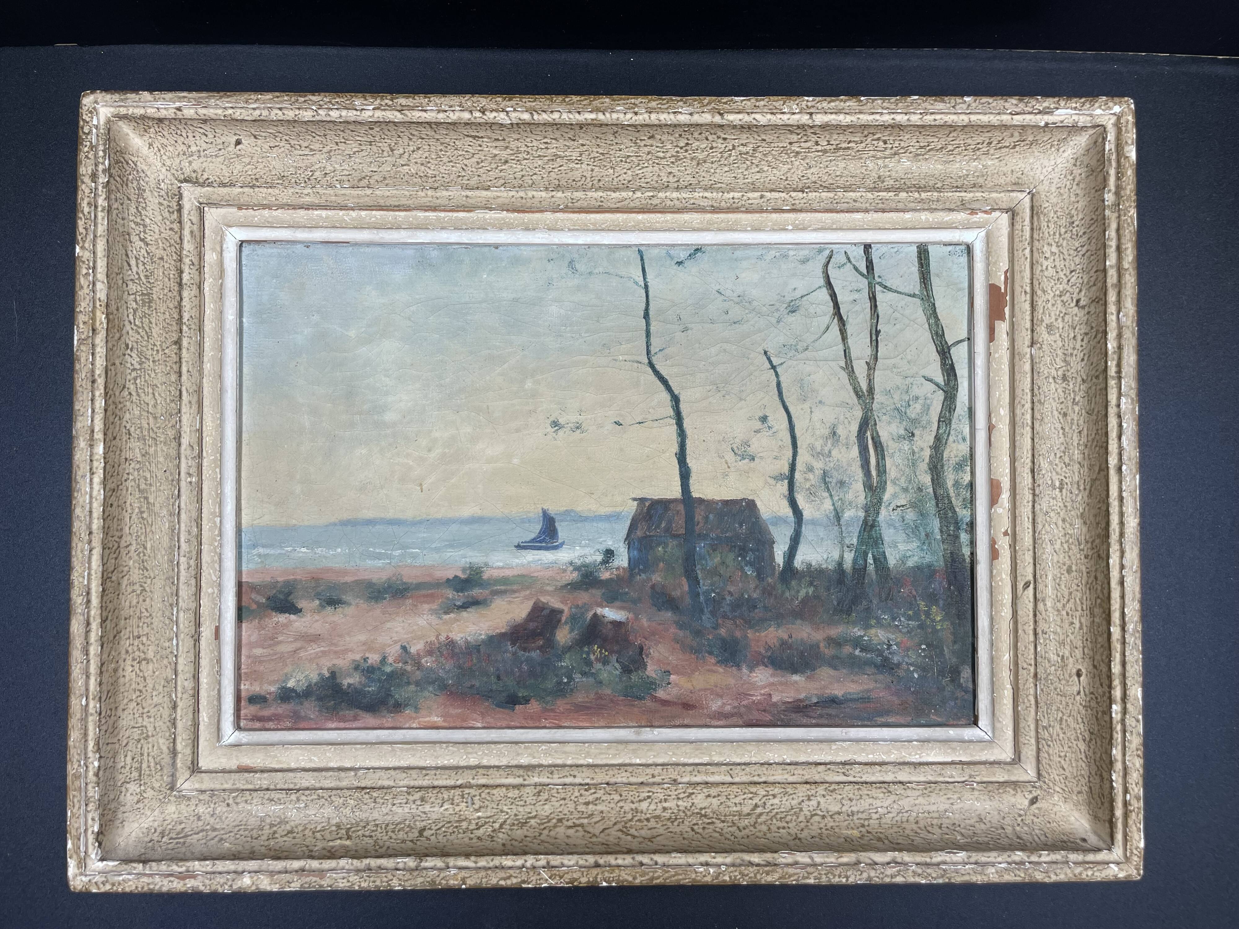 Unsigned painting Côte de Vendée,