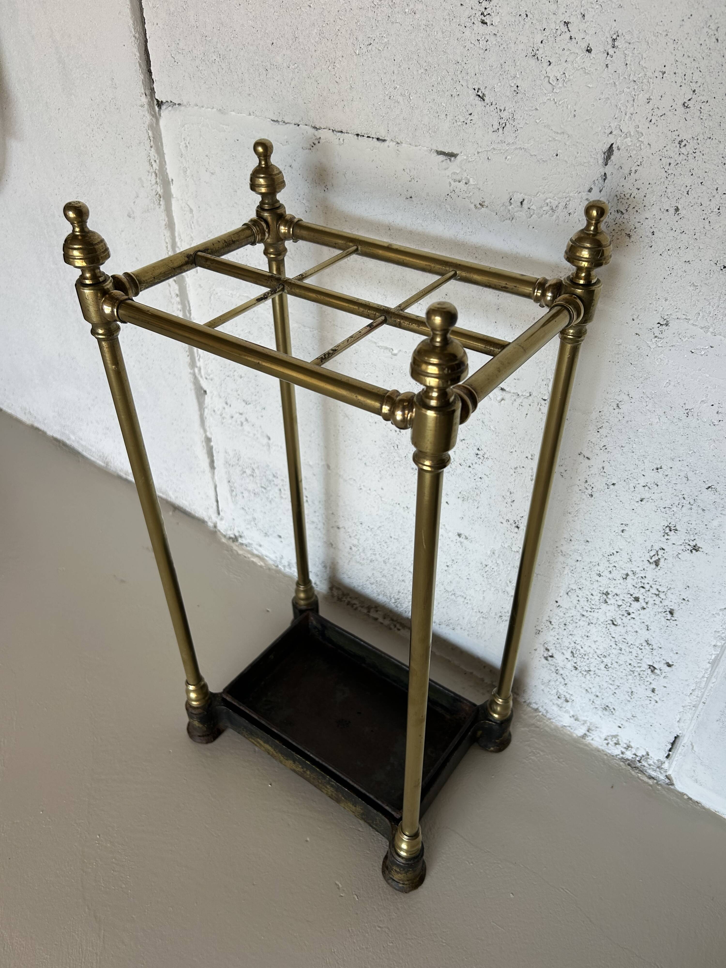 Brass umbrella stand