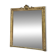 Fireplace mirror with pediment and pearl 178.5/151cm gold leaf, mercury