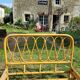 Bed rattan a person
