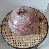 Biot glazed stoneware soup tureen - vintage shaped piece