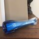 Vase soliflore bleu vintage