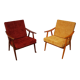 Thonet boomrang armchairs